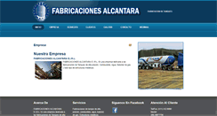 Desktop Screenshot of fabricaciones-alcantara.com